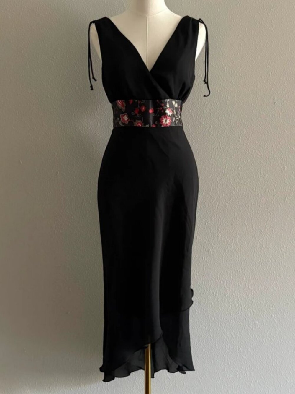 y2k black dress